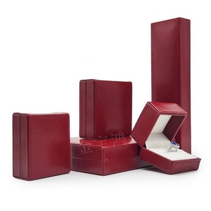 Bao Bì Trang Sức Lớn Vòng Cổ Bông Tai Vòng Cổ Quà Tặng Trang Sức Sang Trọng Bán Sỉ Hộp PU Hộp Vòng Cổ Da Dày Lớn - Product Image 6