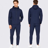 Vestes coupe-vent personnalisées de haute qualité en polyester et élasthanne, tissées, extensibles dans quatre directions, vêtements de sport légers, survêtements pour hommes