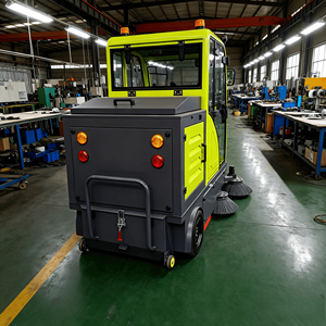 Mini camión de vacío eléctrico compacto de 48V, barredora de suelo de garaje grande de alta eficiencia, nueva Mini limpieza de suelo de garaje de carretera - Product Image 4