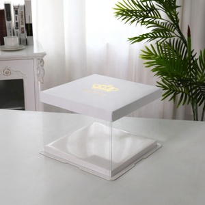 Custom Design Biodegradable Yiwu Plastic <b>Transparent</b> <b>Cake</b> <b>Box</b> - Product Image 2