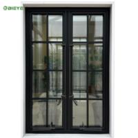 Ventanas de Aluminio Arqueadas con Doble Acristalamiento, Aislamiento Térmico Low-E, Marco Negro Moderno y Lujoso, Estilo Europeo para Villa, Resistentes al Viento