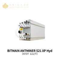Tout nouveau BITMAIN ANTMINER S21 XP Hyd 473T 12J/T SHA-256 Hydro-refroidissement Bitcoin Machine minière haute efficacité ASICMiner pour ferme