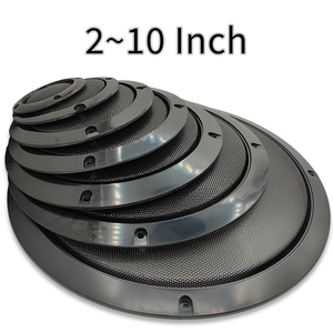 Grille de haut-parleur de voiture de 3 pouces utilisée pour 2 "3" 4 "5" 6.5 "8" 10 "Cercle décoratif en maille métallique en acier laminé à froid - Product Image 5