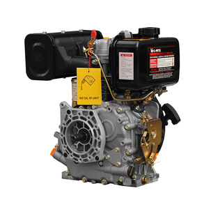 Motor Diésel de 6 HP, Monocilíndrico, Refrigerado por Aire, Euro 5, 178F, Color Amarillo Robin, con Arranque por Retroceso y Rodamiento - Product Image 6