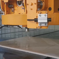 Cortadora de encimera de mármol de cuarzo de granito automática de alta velocidad 45 Motor de sierra de piedra de puente Piedra de mármol de alta eficiencia