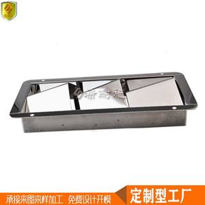 Rejilla de Ventilación de Acero Inoxidable con Salida de Aire Larga y Transpirable, Malla Cuadrada para Sistemas de Calefacción y Climatización - Product Image 4