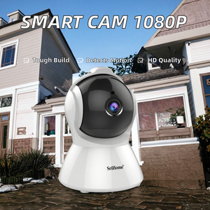 1080P Thông Minh Hệ Thống An Ninh Hai-Cách Âm Thanh Mini Trong Nhà Không Dây <span class=keywords><strong>IP</strong></span> Máy Ảnh Có Tính năng CMOS Cảm Biến Tùy Chọn Cho Bộ Nhớ/Đám Mây/Thẻ SD - Product Image 2