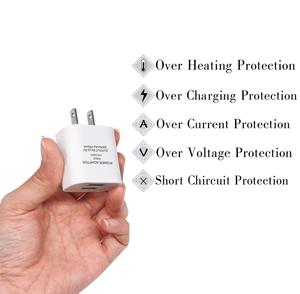 Điện thoại di động duy nhất kép cổng USB tường Sạc <span class=keywords><strong>Adapter</strong></span> chúng tôi EU AU cắm 10W 2A 5W 1A cho <span class=keywords><strong>iPhone</strong></span> x 8 <span class=keywords><strong>7</strong></span> 6 5 cộng với Samsung S8 S9 lưu ý 9 - Product Image 6