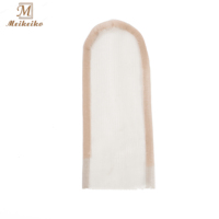 Aiguille à ventiler pour dentelle HD, pour la confection de perruques, accessoires de perruque haut de gamme, filet à cheveux transparent en dentelle suisse en forme de U pour perruques, closure et frontal