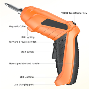 ชุดไขควงไร้สาย Ananke Tools Mini Portable 3.6V แบบพกพา 46 ชิ้น พร้อมพอร์ตชาร์จ USB สำหรับงานอุตสาหกรรม DIY และใช้ในบ้าน - Product Image 4