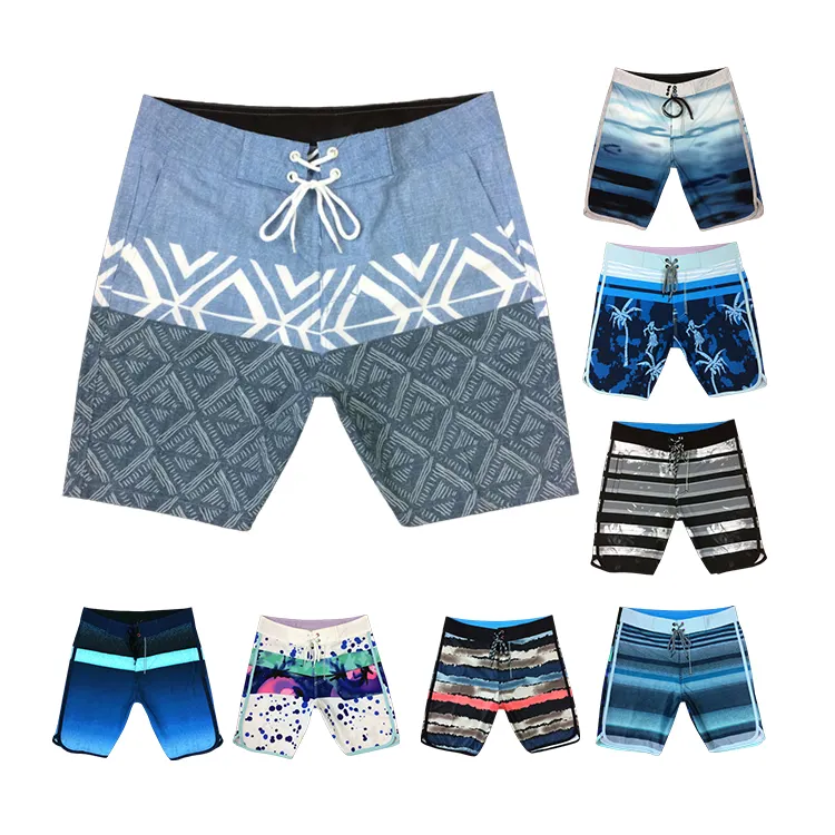 board shorts 4 way stretch beach shorts Quick Dry beach pants for men custom wholesale men's boardshorts swim trunks