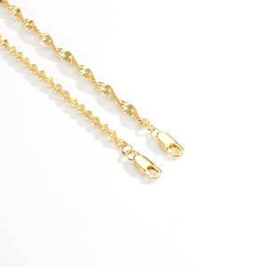 Collar de Cadena de Fruta Estrellada de Oro de 14K Brillante para Mujer, Cadena de Clavícula Minimalista de Lujo, Cadena Versátil para Combinar en Capas - Product Image 2