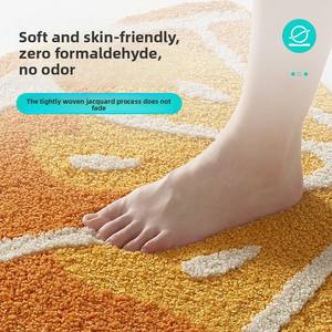 Alfombra de Baño Antideslizante con Diseño de Frutas, Alfombra Creativa para Entrada del Hogar, Altamente Absorbente, Lavable a Máquina, Decorativa - Product Image 3