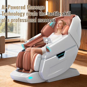 Sillón de Masaje con IA 4D, Reclinable de Cuerpo Completo, Portátil, Gravedad Cero, Riel <span class=keywords><strong>SL</strong></span>, Calefacción, Carga Inalámbrica USB - Product Image 1