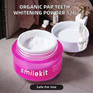 ผงสมุนไพรออร์แกนิค PAP ฟอกสีฟัน รสชาติมิ้นท์ 12 กรัม ปลอดสารพิษ ใช้ในบ้าน รับผลิตแบบ OEM แบรนด์ส่วนตัว ได้รับการรับรองมาตรฐาน GMP - Product Image 2