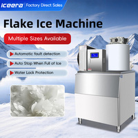 Machine à glace commerciale haute capacité 500 kg, machine à glace en flocons industrielle, 2 tonnes par jour, machine à glace commerciale CE