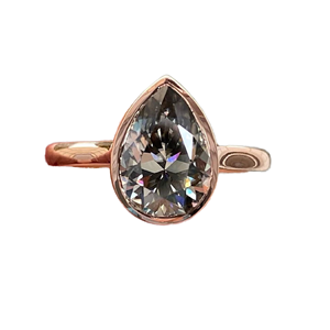 Vintage Luxury Design Zircon Shell Sterling Silver 18K Gold Plated <b>Adjustable</b> <b>Ring</b> for Wedding Engagement Gift - Product Image 2