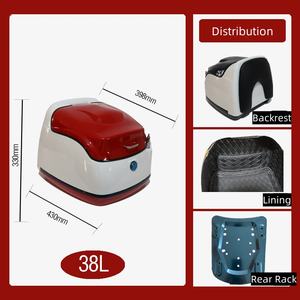 Accessoires pour scooter, moto, coffre arrière universel de grande capacité en alliage non-aluminium, autres accessoires pour moto - Product Image 3