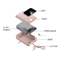 Nouvelle batterie externe portable mini CCC 22,5 W 20000 mAh à charge rapide avec câble détachable et affichage numérique, personnalisable pour iPhone 17