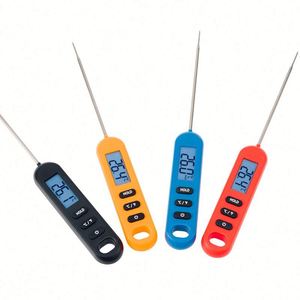 เครื่องวัดอุณหภูมิอาหารแบบดิจิตอลกันน้ำ 300 องศาเซลเซียส พร้อมจอ LCD ตอบสนองรวดเร็ว ทำจากพลาสติก สำหรับครัวเรือน - Product Image 6
