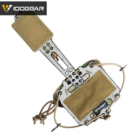 IDOGEAR Boîte de rangement pour batterie NVG en nylon tactique, pochette de contrepoids, support en forme de T, système de maintien réglable