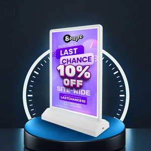 Cajas de Luz Publicitarias de Escritorio A4 A5 Recargables de Alta Calidad Personalizables Tianlang CE ROHS, Doble Cara, Origen China - Product Image 1