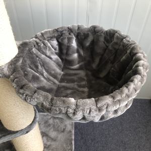 Longnew Lantai Hewan Peliharaan Ke Ketinggian Langit-langit Dapat Disesuaikan Kualitas Tinggi Pohon Kucing Besar Berkelanjutan Tiang Goresan 60*60*275,L CN;ANH - Product Image 5