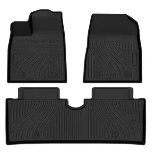 4 Piece Universal PVC Car Mats Non Skid Car Floor Mats For All Weather Floor Protection