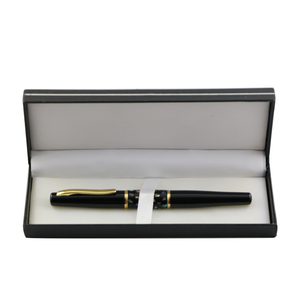 Conchiglie di metallo nero di lusso penne stilografiche pennino <span class=keywords><strong>oro</strong></span> resina epossidica Pulpen conchiglia penna <span class=keywords><strong>fontana</strong></span> - Product Image 2