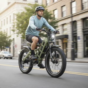 Bicicleta Eléctrica Profesional de Alto Rendimiento con Llantas Gruesas, Suspensión Completa, Estilo Moped de 250W para Aventuras al Aire Libre, 26 Romeo Ultimate All-T - Product Image 1