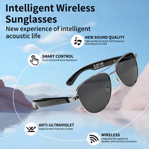 LIGE BWGT32 UV400 Gafas inteligentes Música Smart Ai Eye Gafas de sol con AI Asistente Micrófono Altavoz Grabación de audio y video - Product Image 3