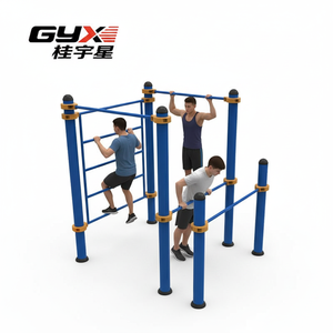 Station d'entraînement de calisthénie en acier pour <span class=keywords><strong>parc</strong></span> public, équipement de fitness extérieur pour entraînement de rue, OEM/ODM acceptés - Product Image 1
