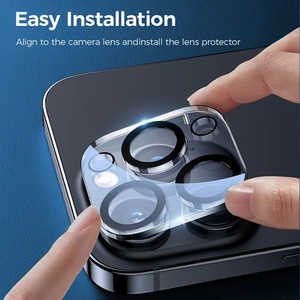 ฟิล์มกระจกนิรภัยใสสำหรับ iPhone 17 Air Plus SE ฟิล์มกระจกนิรภัยใสสำหรับ S25เลนส์กล้องกล้อง3D - Product Image 4