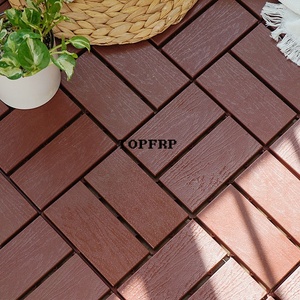 Durable Outdoor Interlocking <b>Plastic</b> Deck <b>Tiles</b> for Patio Balcony Terrace Courtyard Flooring - Product Image 6