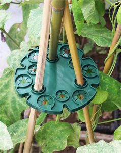Supports de plantes en plastique vert HUAFU en gros, connecteurs de tuteurs, capuchons de soutien pour cannes de plantes, plantes grimpantes - Product Image 6