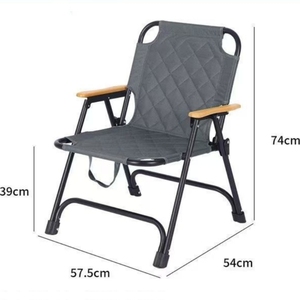Chaise pliante Kermit de haute qualité pour l'extérieur avec rembourrage en coton, chaise de loisirs portable pour pique-nique et pêche - Product Image 5