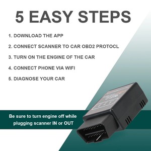 Elm 327 V2.1 Obd2 <strong>Code</strong> <strong>Reader</strong> Universal Car Diagnostic Scanner Tool Wifi Connectivity IOS <strong>Android</strong> Support Electronic New Version - Product Image 6