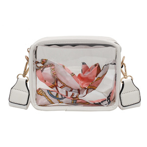 Wholesale Clear Messenger Bag Clear purse Stadium Approved for women Clear Bag