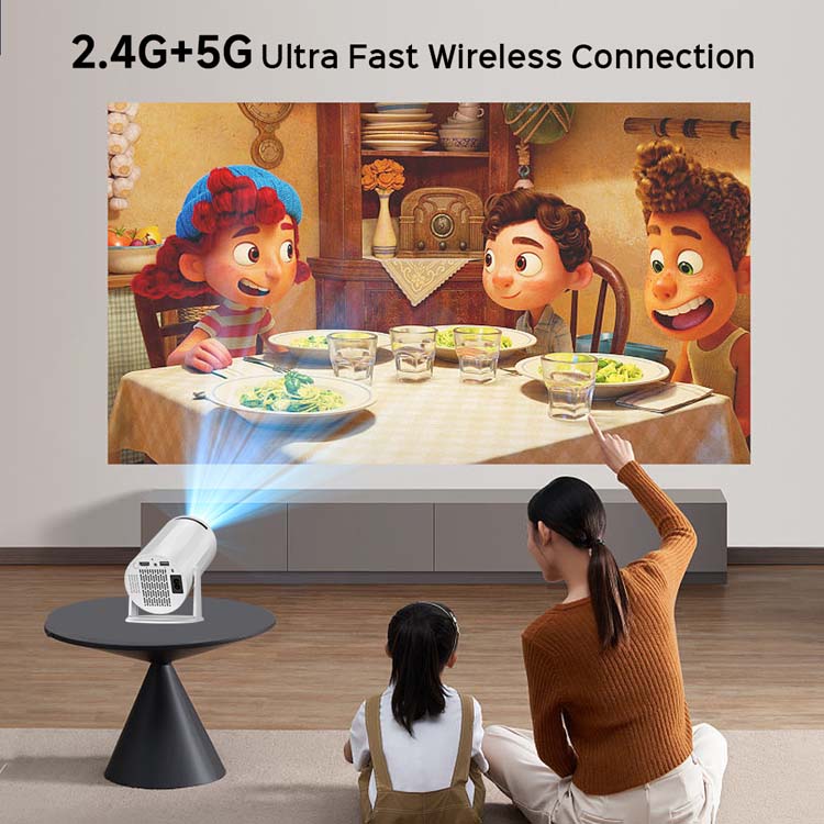 HY-300ミニビデオプロジェクター4K HD LEDスクリーンスマート