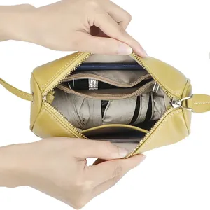 AndoBag Bolso Bandolera de Cuero Genuino para Mujer - Mini Bolso de Hombro Retro, Diseño Simple y Moderno 3197 - Product Image 4