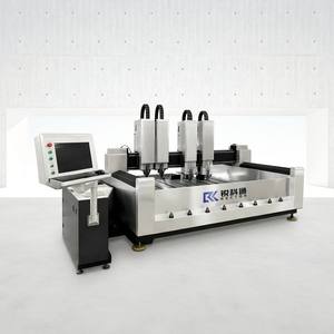 Machine de gravure CNC à 4 têtes et 3 axes pour la sculpture sur marbre, granit et pierres tombales - Product Image 4