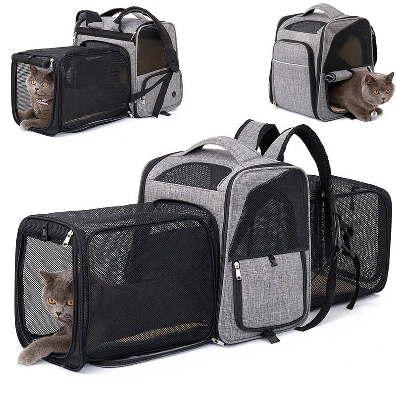 Small Portable Pet Carrier Backpack Oxford