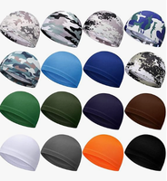 Gorro Elástico Delgado Personalizado con Estampado de Camuflaje y Leopardo, Gorro Ligero con Logotipo Personalizado para Deportes, Correr, Forro de Casco, Venta al Por Mayor