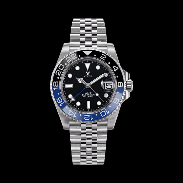 Diving Automatic Watch for Men Luminous Waterproof 300M Mechanical Stainless Steel Sapphire Date Diver Wrist Watch OEM