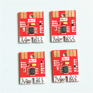 4 màu sắc Cmyk chip vĩnh viễn cho sinh thái dung môi <span class=keywords><strong>plotter</strong></span> <span class=keywords><strong>mimaki</strong></span> CJV150-107 cjv300 jv150 jv300 mực Cartridge chip BS3 SS21 - Product Image 3