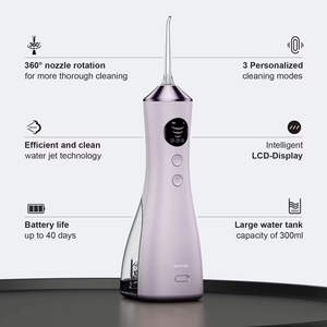 Dispositivo de Limpieza Dental Eléctrico con Tanque de Agua Grande de 300ml-400ml, Impermeable IPX7, Portátil, con Batería para Uso Doméstico - Product Image 2