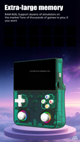 Nouvelles consoles de jeux portables R36 Ultra X, écran IPS de 4,5 pouces, système Linux 3000 mAh, console de jeux vidéo classique de 64 Go pour enfants