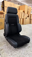 En stock : Paire de sièges de course universels JBR1081 style Classic LX, prêts à être expédiés, pour voitures modifiées et simulateurs de course, avec fixation rapide.