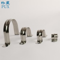 Haute qualité 304 acier inoxydable rigide en forme de U sangle Clip Conduit anneau U Type tuyau selle pinces pour fixation support