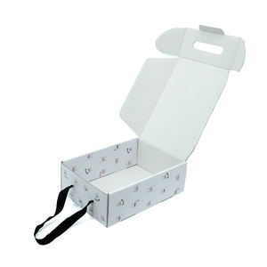 Boîte d'emballage de papier d'impression de logo personnalisé carton ondulé d'expédition noir pour l'expédition - Product Image 4